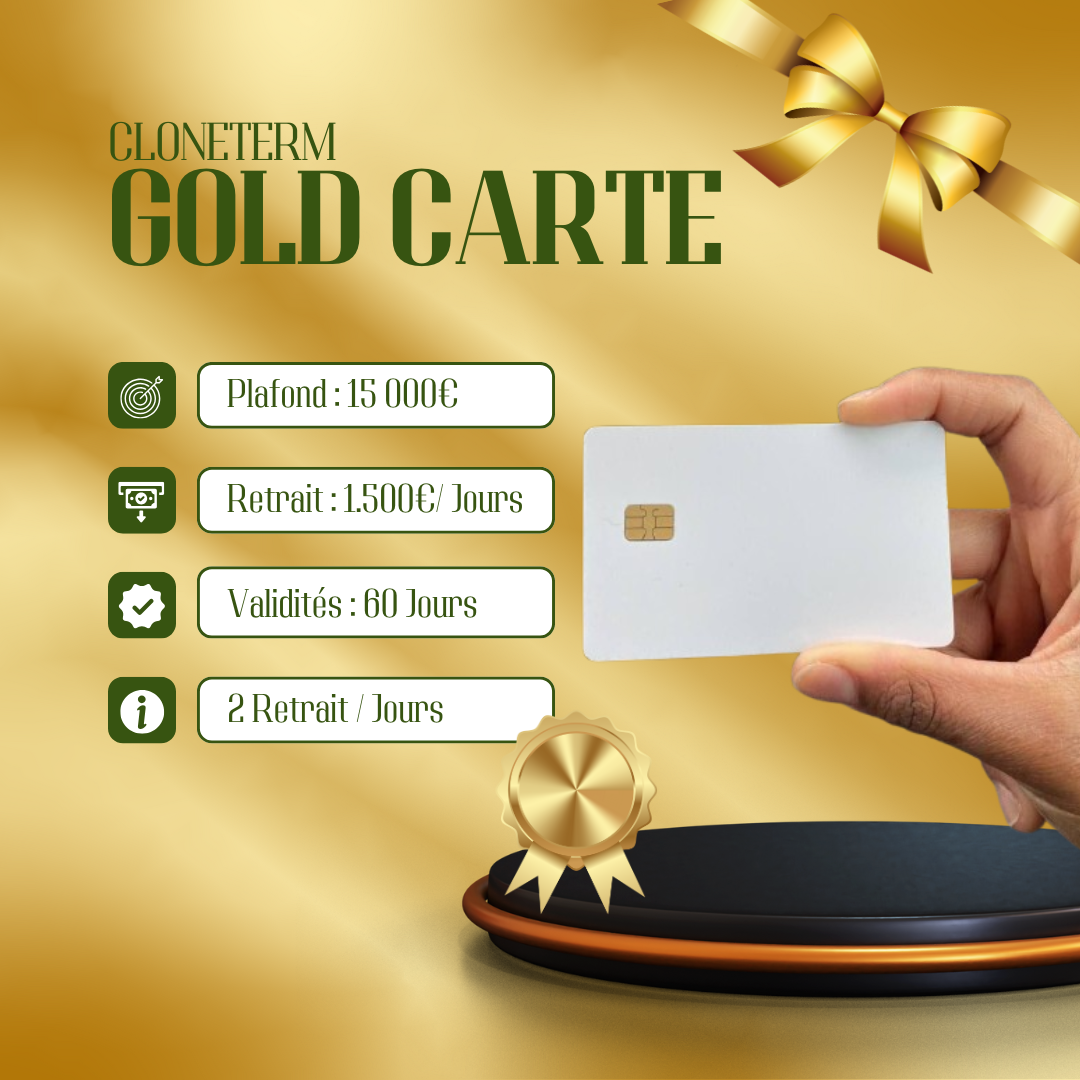 Carte Gold - Clonerterm